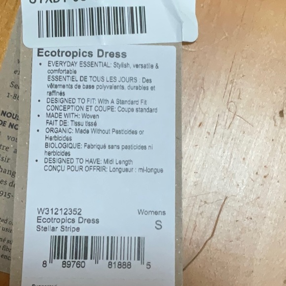 Prana Ecotropics Sleeveless Dress - Organic Cotton, Small - Picture 6 of 10